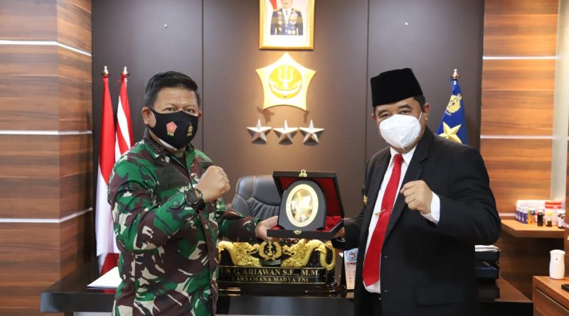 Pangkogabwilhan I Laksdya TNI I.N.G.Ariawan, S.E.,M.M. Menerima Kunjungan PJs Gubernur Kepri