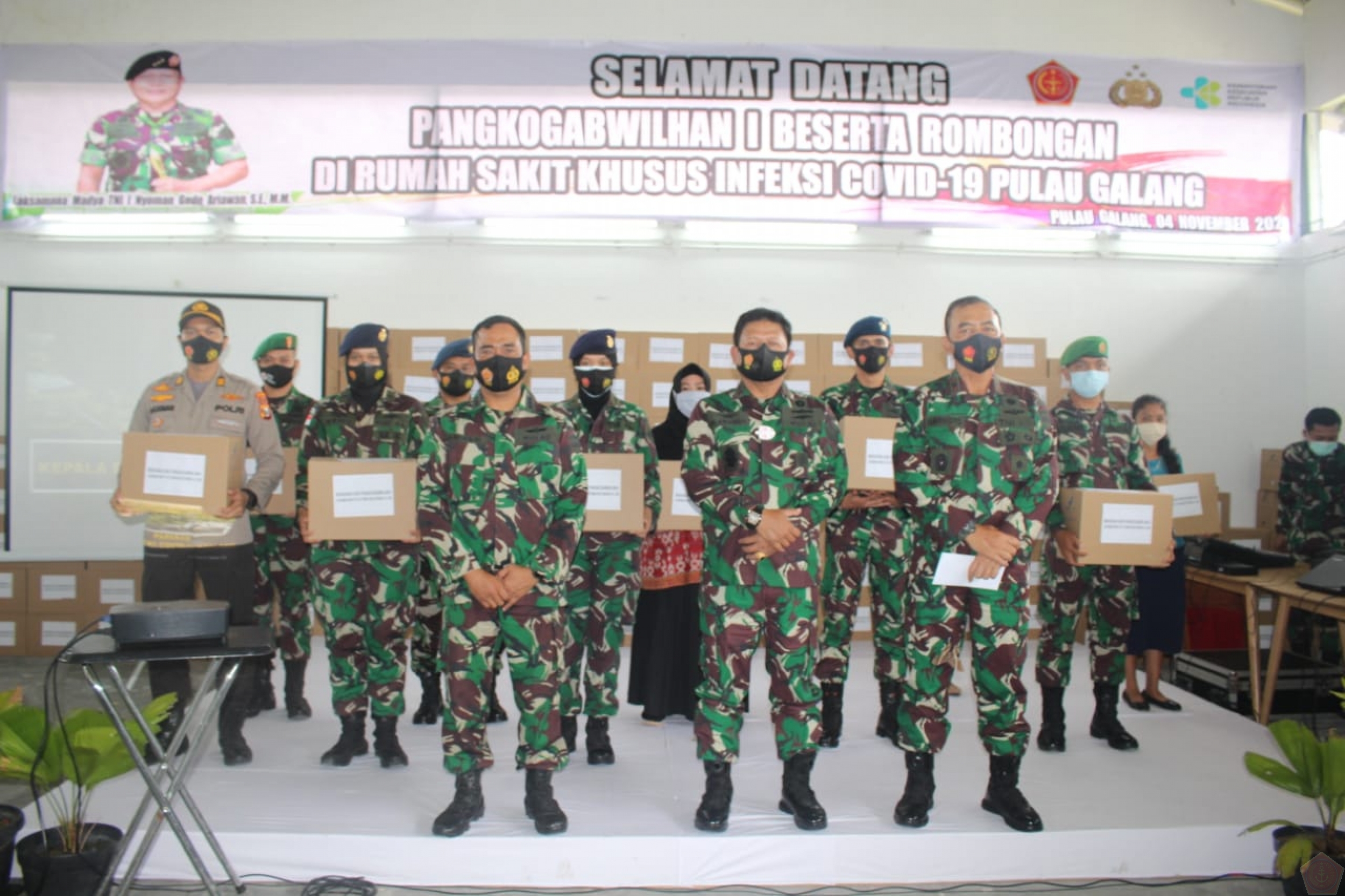 Pangkogabwilhan I Melaksanakan Kunjungan Kerja ke RSKI Pulau Galang