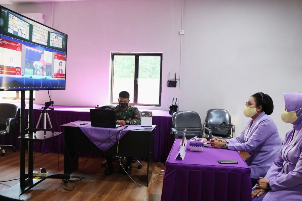 Ketua IKKT Pragati Wira Anggini Cab.Bs XI Kogabwilhan I Ikuti Acara Puncak HUT Dharma Pertiwi Ke – 57