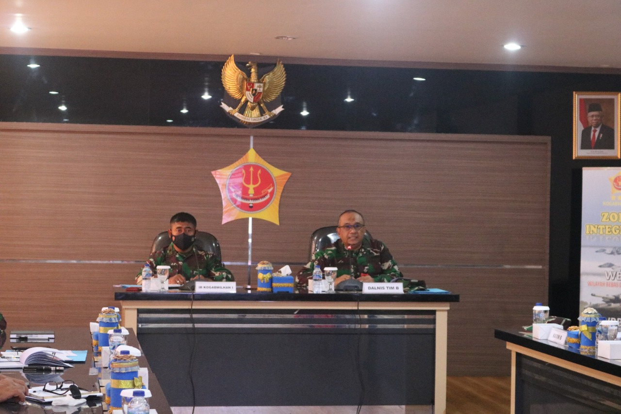 Kogabwilhan I Terima Kunjungan Kerja Tim Itjen TNI di Makogabwilhan I Tanjungpinang