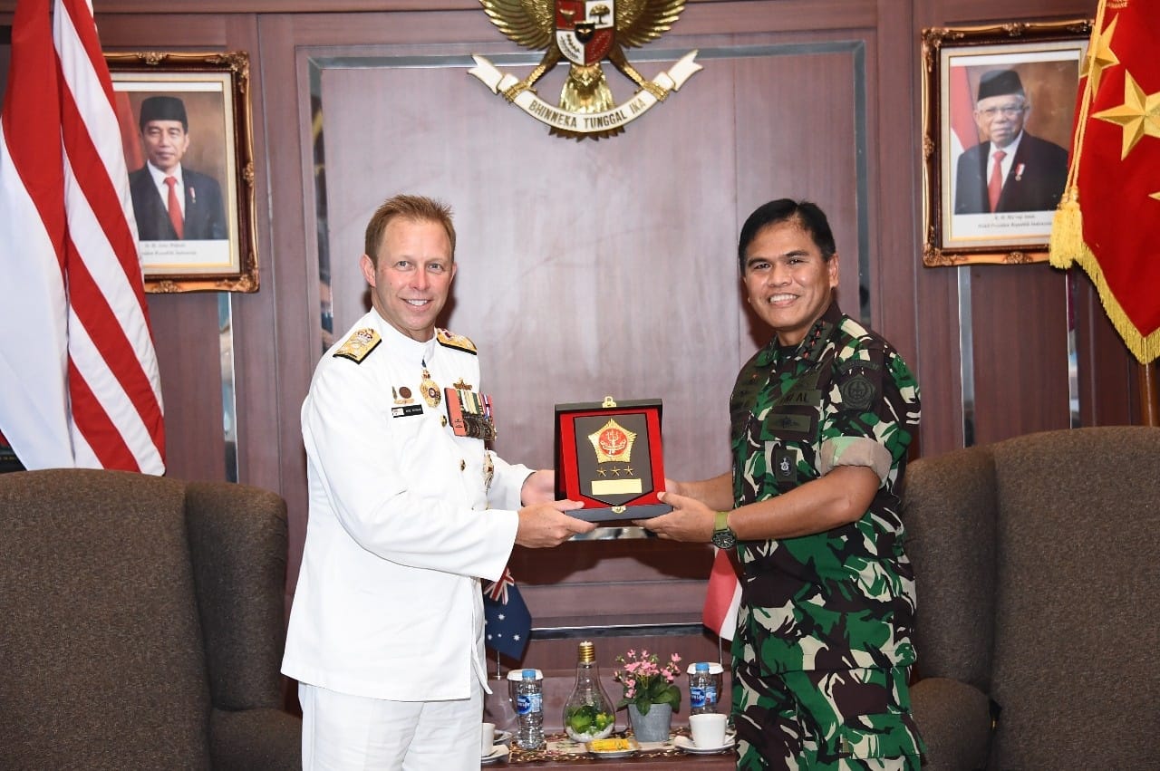 PANGKOGABWILHAN I MENERIMA KUNJUNGAN KERJA / COURTESY CALL dari CHIEF OF NAVY, ROYAL AUSTRALIAN NAVY (RAN)