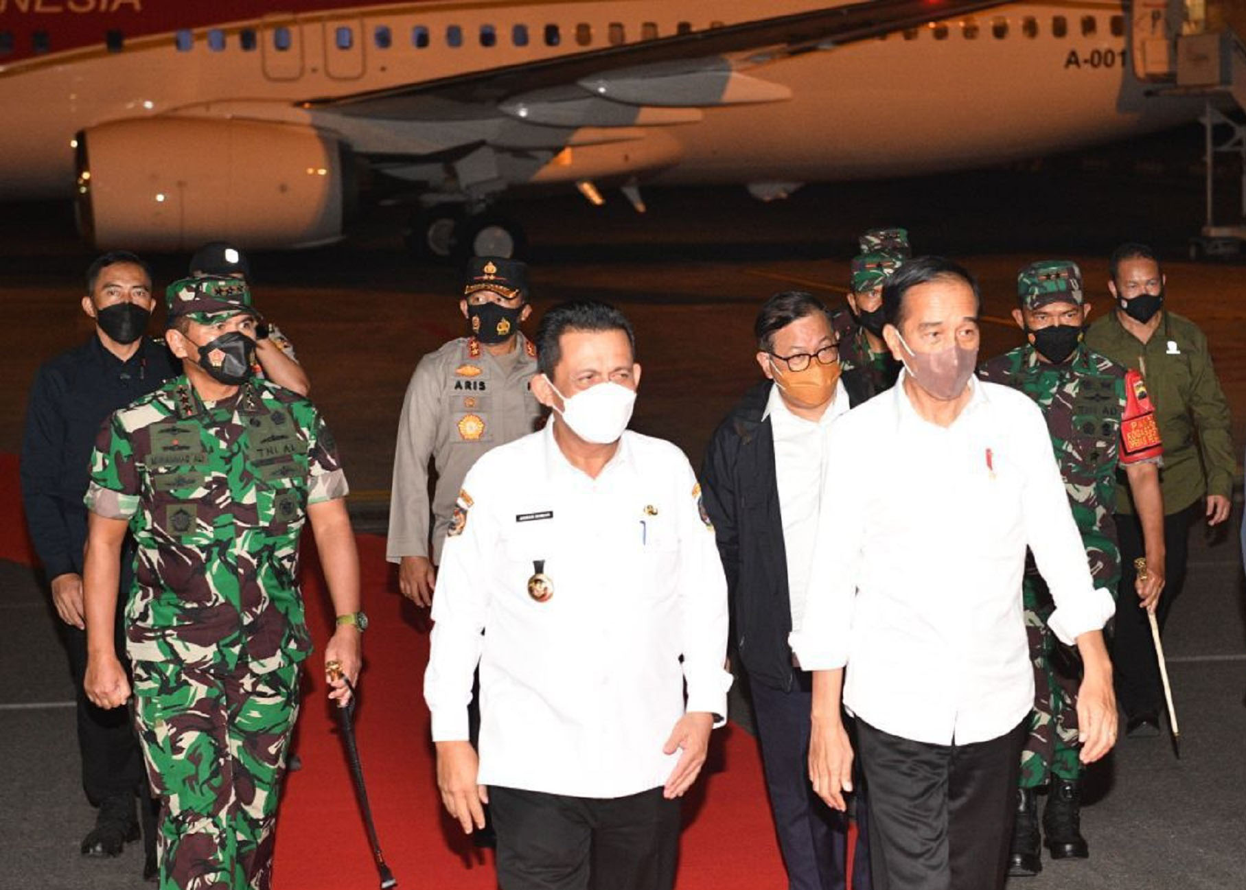 Pangkogabwilhan I Sambut Kunjungan Kerja Presiden Republik Indonesia di Tanjungpinang