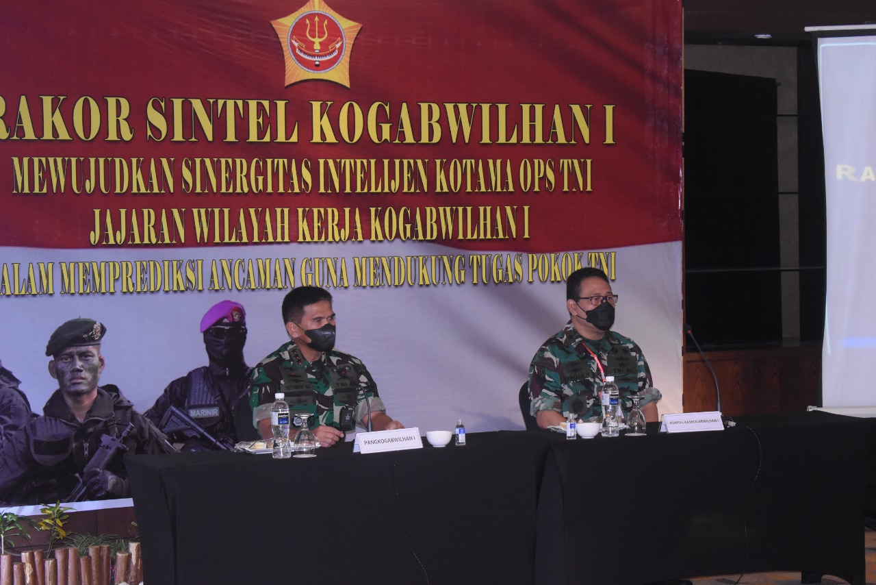 PANGKOGABWILHAN I MEMBUKA RAKOR INTELIJEN KOTAMA OPS TNI JAJARAN KOGABWILHAN I TAHUN 2022