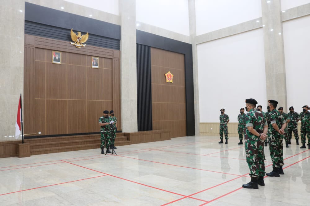 Pangkogabwilhan I Terima Laporan Kenaikan Pangkat Pamen Kogabwilhan I