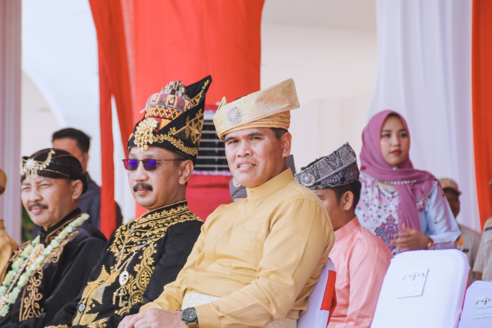 PANGKOGABWILHAN I MENGHADIRI UCAPAN HARI SUMPAH PEMUDA DI GEDUNG DAERAH KEPRI