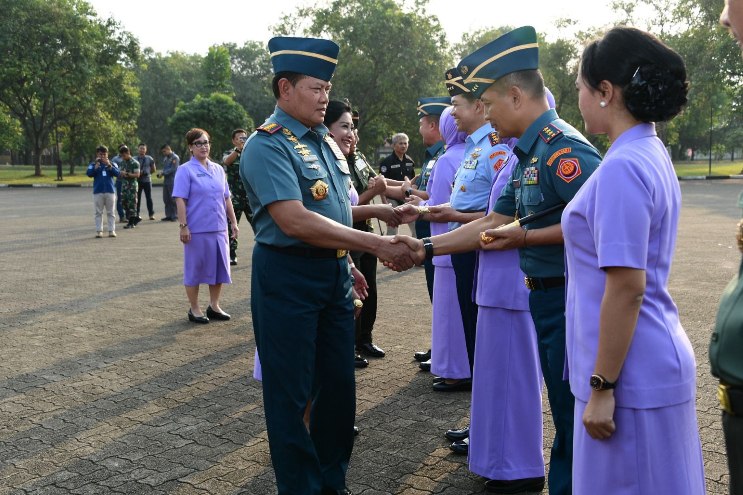 Pangkogabwilhan I Menerima laporan korps Kenaikan Pangkat